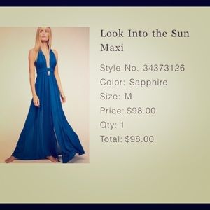 Free People Look Into the Sun Maxi Dress